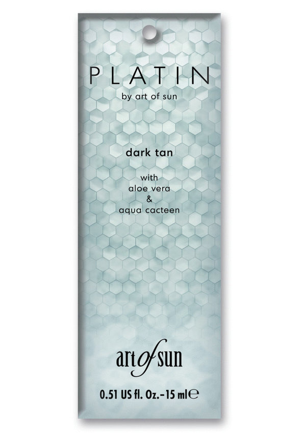 PLATIN dark Tan - by art of sun 15ml Sachet