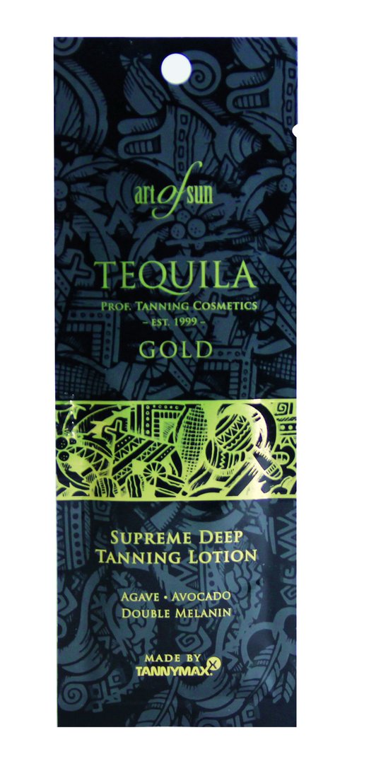 Art of Sun - TEQUILA GOLD Supreme Deep Tanning Lotion - made by tannymaxx 15ml Sachet