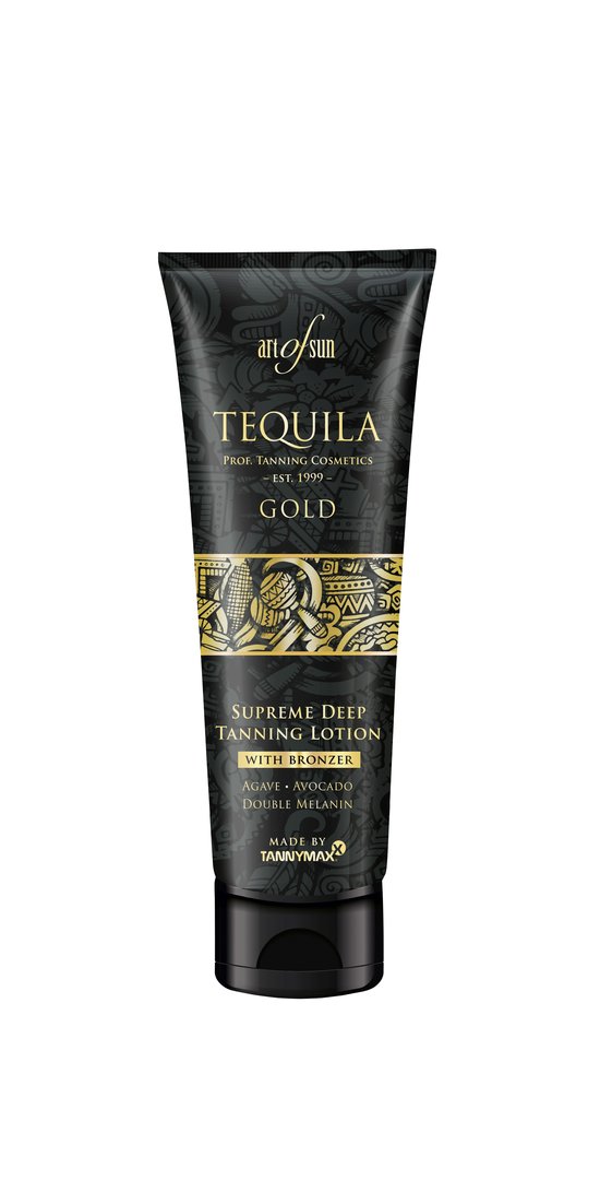 Art of Sun - TEQUILA GOLD Supreme Deep Tanning Lotion + Bronzer - made by tannymaxx 125ml