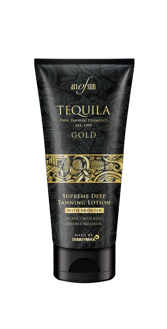Art of Sun - TEQUILA GOLD Supreme Deep Tanning Lotion + Bronzer - made by tannymaxx 200ml